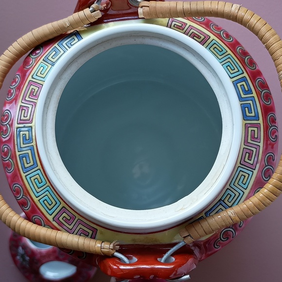 Chinese Famille Tea Set - Picture 9 of 14